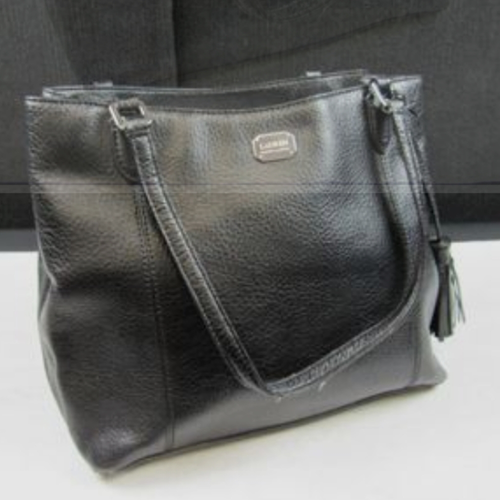 Ralph Lauren Black Leather Purse 